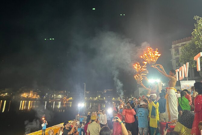 Afternoon Walk Tour with Sunset & Fire Ritual -The Pushkar Route - Pushkar Lake at sunset