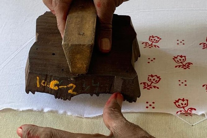 Block Printing Workshop in Jaipur! (including lunch) - Learning to work with blocks and dye
