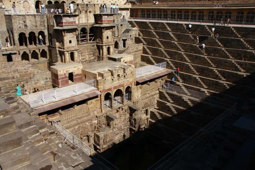 From Jaipur: Same Day Trip to Abhaneri Chand Baori Stepwell - The Monkey Temple on the return