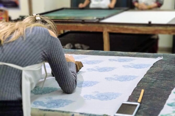Hands-on Block Printing Workshop - The printing process, one layer at a time