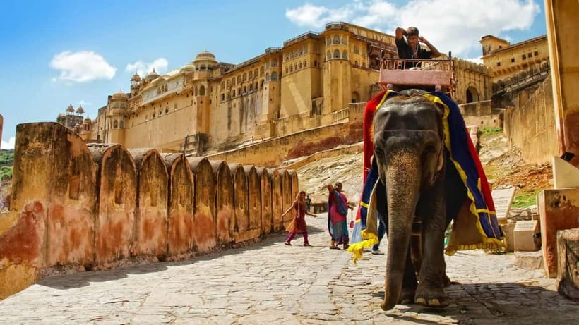 Jaipur: Amber Fort, Stepwell & Jal Mahal with Pickup - Jal Mahal: views from the lakeside