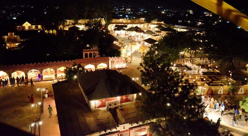 Jaipur: Cultural Evening Tour & Dinner at Chokhi Dhani - At a glance