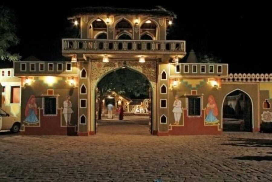 Jaipur Evening Tour Chokhi Dhani village culture with dinner - At a glance