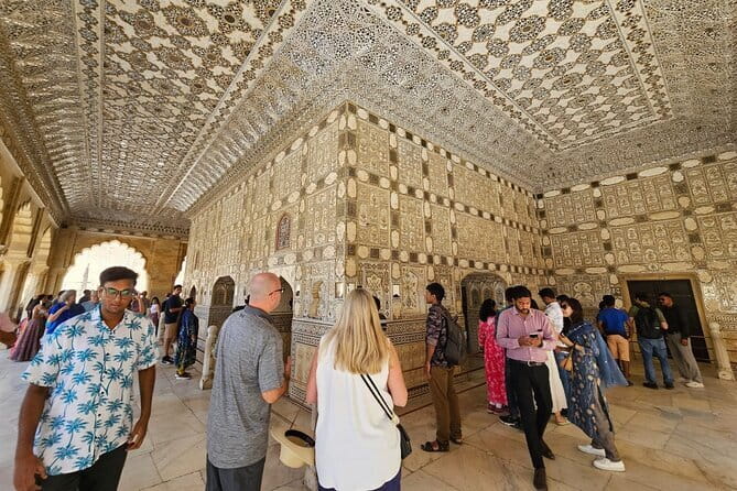 Jaipur Full Day Attractions Tour by AC Car with Local Guide - Amer Fort: start with Jaipur’s former capital