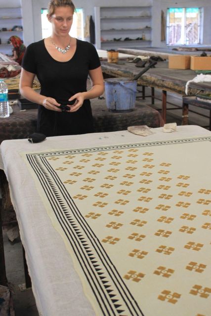 Jaipur: local workshop tour (Handblock printing) - From demonstration to your own printed sample