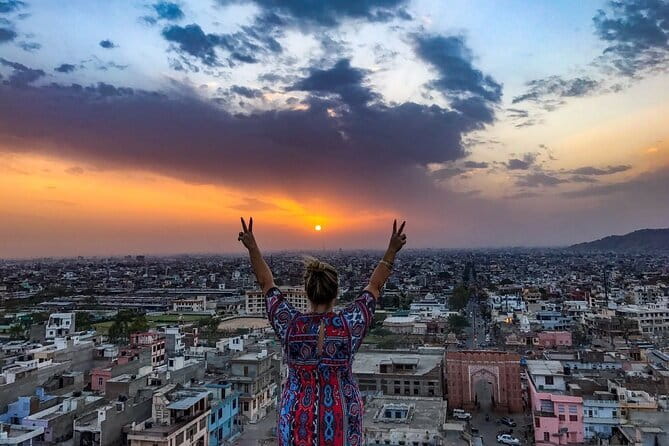 Jaipur Nahargarh Fort Sunset and Night City Tour - Sunset first, Jaipur after dark