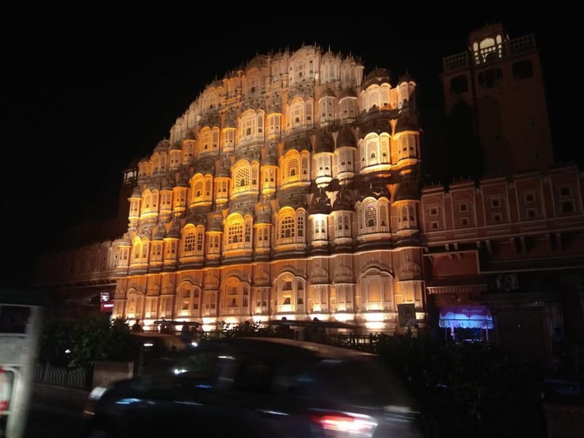 Jaipur: Night Tour of Amer & pink city by an open air jeep - Key points before you book