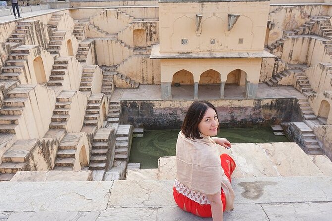 Private Tour of Jaipur's Most Instagrammable & Photogenic Spots - Jal Mahal and Panna Meena ka Kund: two very different frames