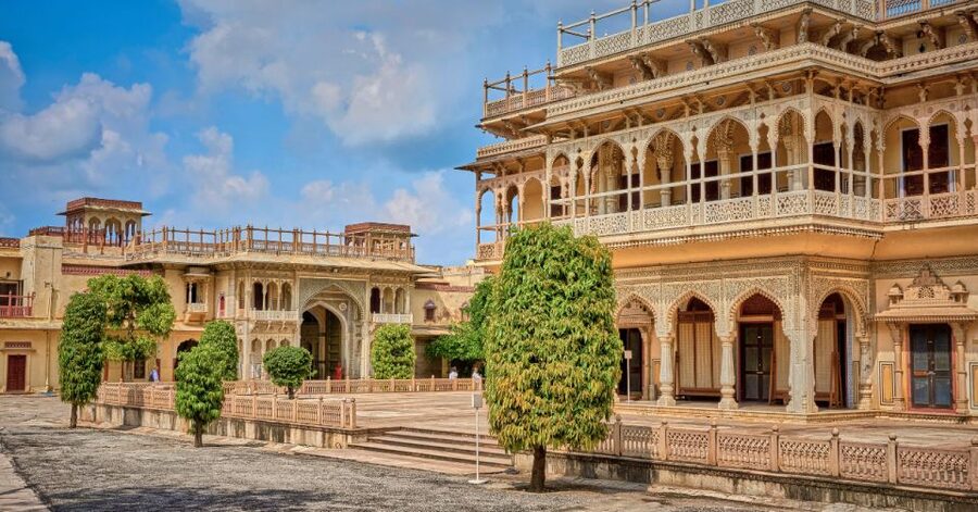 Same Day Jaipur Tour from Delhi by Car or Train - City Palace’s courtyards and galleries