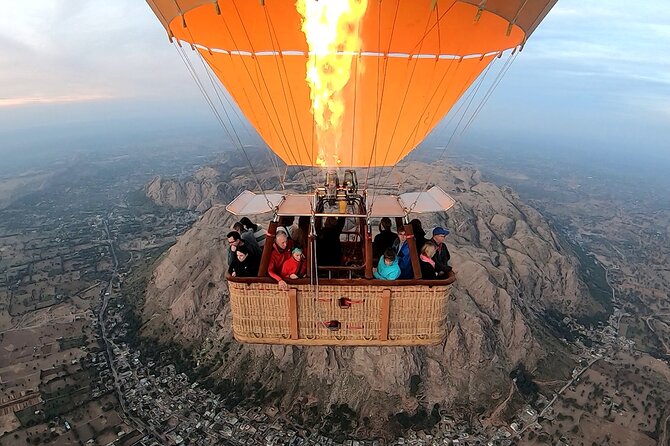 SkyWaltz Hot Air Balloon Safari - Sunrise over Jaipur, with the wind in charge